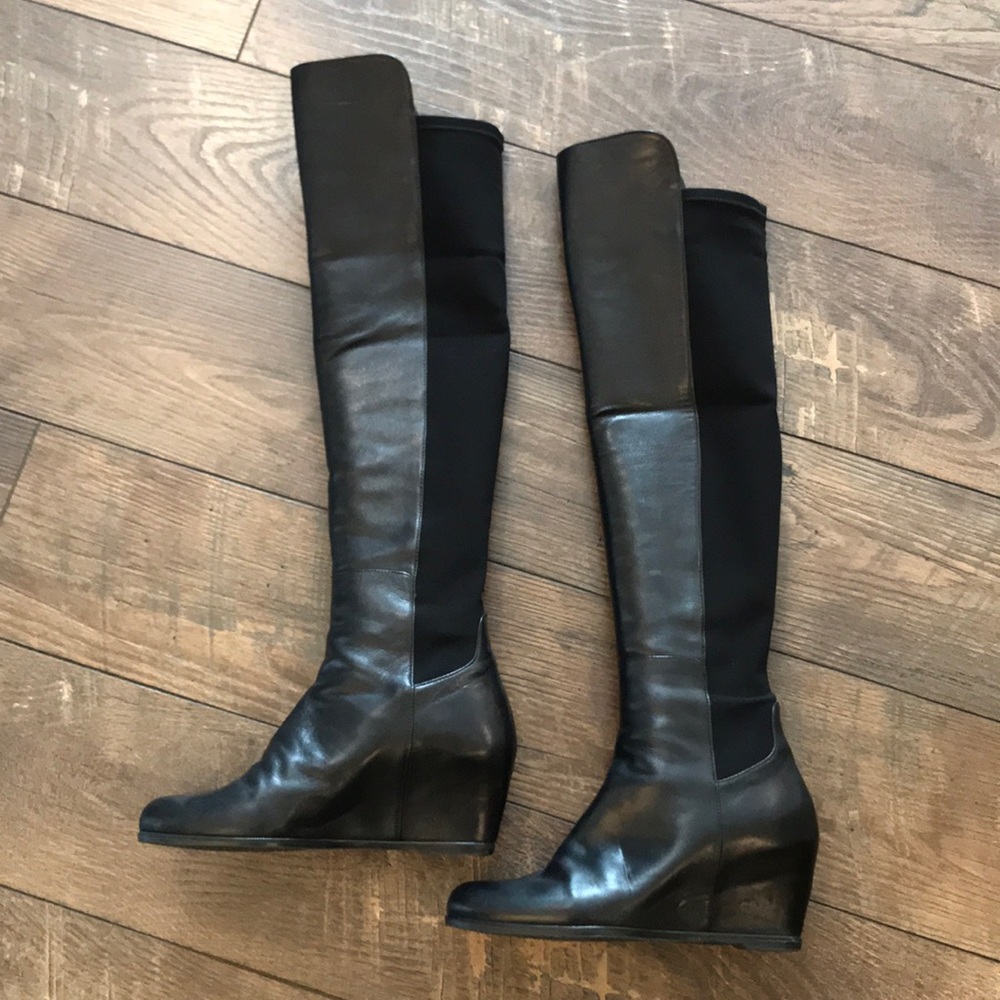 Stuart Weitzman 5050 Wedge Boots - Picture 2 of 8